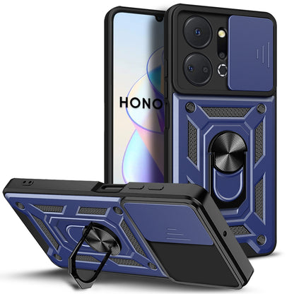 Husa de protectie Techsuit CamShield Series compatibila cu Honor X7a, acoperire spate, albastru