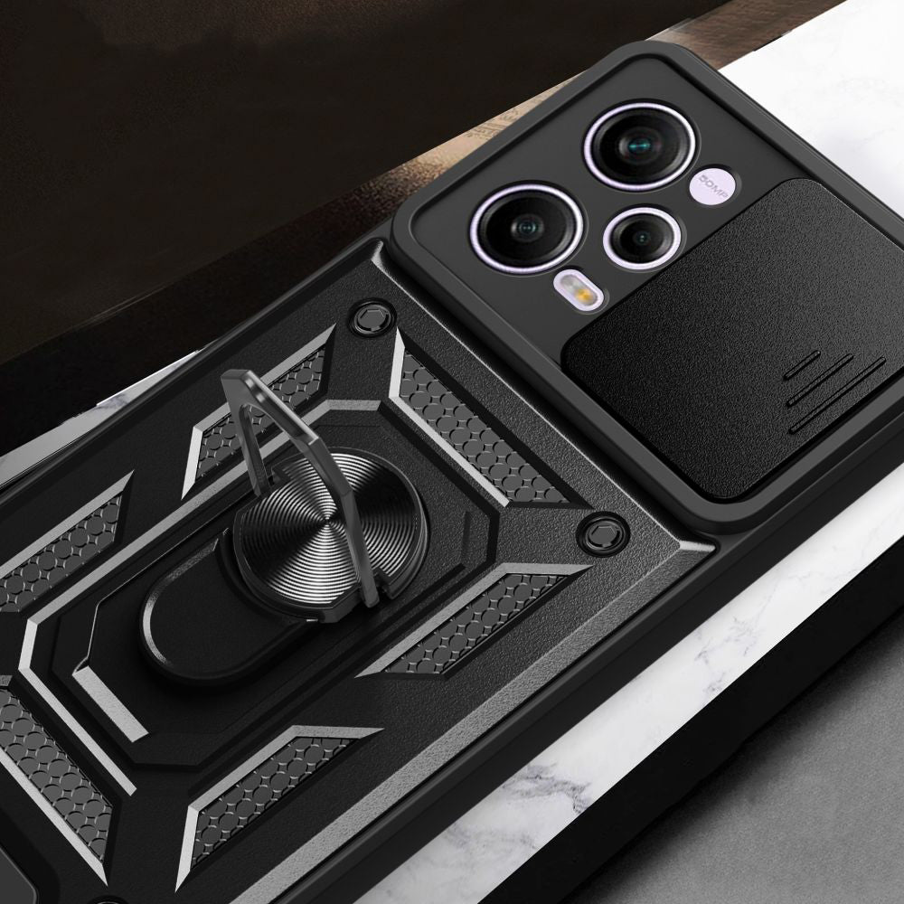 Husa de protectie Techsuit CamShield Series compatibila cu Xiaomi Redmi Note 12 Pro 5G, acoperire spate, albastru