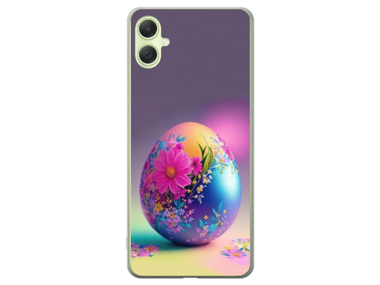 Husa Silicon HQCover compatibila cu Samsung Galaxy A05, model Easter Egg, rezistenta la socuri si zgarieturi, SP1M00002
