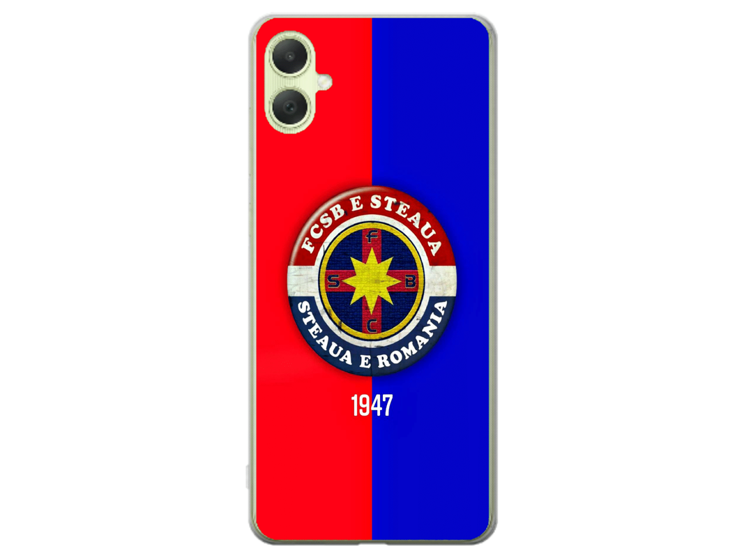 Husa Silicon HQCover compatibila cu Samsung Galaxy A31, model FCSB Steaua, rezistenta la socuri si zgarieturi, SP1M00003