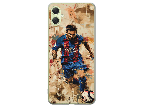 Husa Silicon HQCover compatibila cu Samsung Galaxy A14 5G, model Messi v1, rezistenta la socuri si zgarieturi, SP1M00006