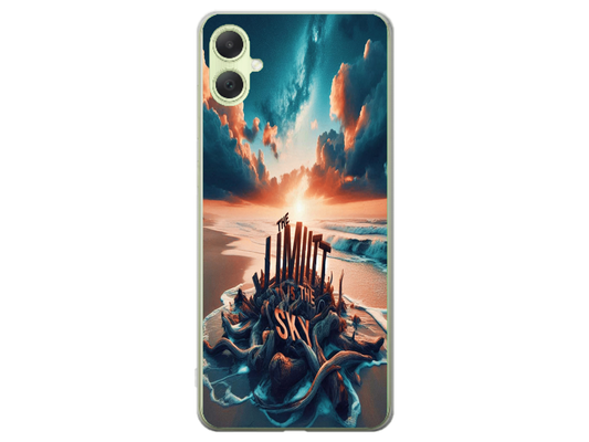 Husa Silicon HQCover compatibila cu Samsung Galaxy A31, model Plaja, rezistenta la socuri si zgarieturi, SP1M00009