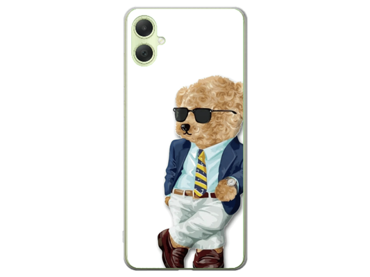 Husa Silicon HQCover compatibila cu Samsung Galaxy A05, model Urs Cool, rezistenta la socuri si zgarieturi, SP1M00012