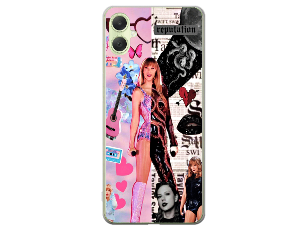 Husa Silicon HQCover compatibila cu Samsung Galaxy A14 5G, model Taylor Swift v2, rezistenta la socuri si zgarieturi, SP1M00026