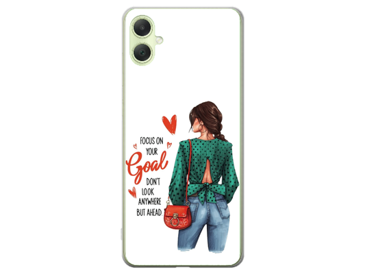 Husa Silicon HQCover compatibila cu Samsung Galaxy A14 5G, model Look Ahead, rezistenta la socuri si zgarieturi, SP1M00032