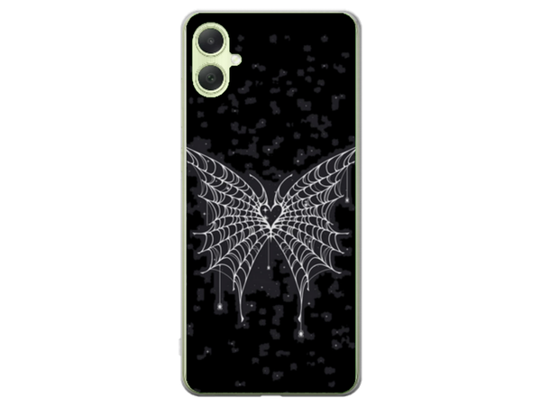 Husa Silicon HQCover compatibila cu Samsung Galaxy A14 5G, model Butterfly, rezistenta la socuri si zgarieturi, SP1M00038