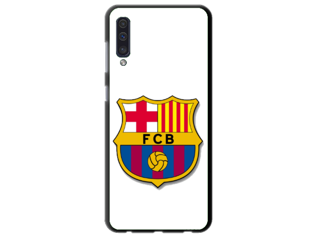 Husa Silicon HQCover compatibila cu Samsung Galaxy A30s, model Fotbal FCB, rezistenta la socuri si zgarieturi, SP1M00001