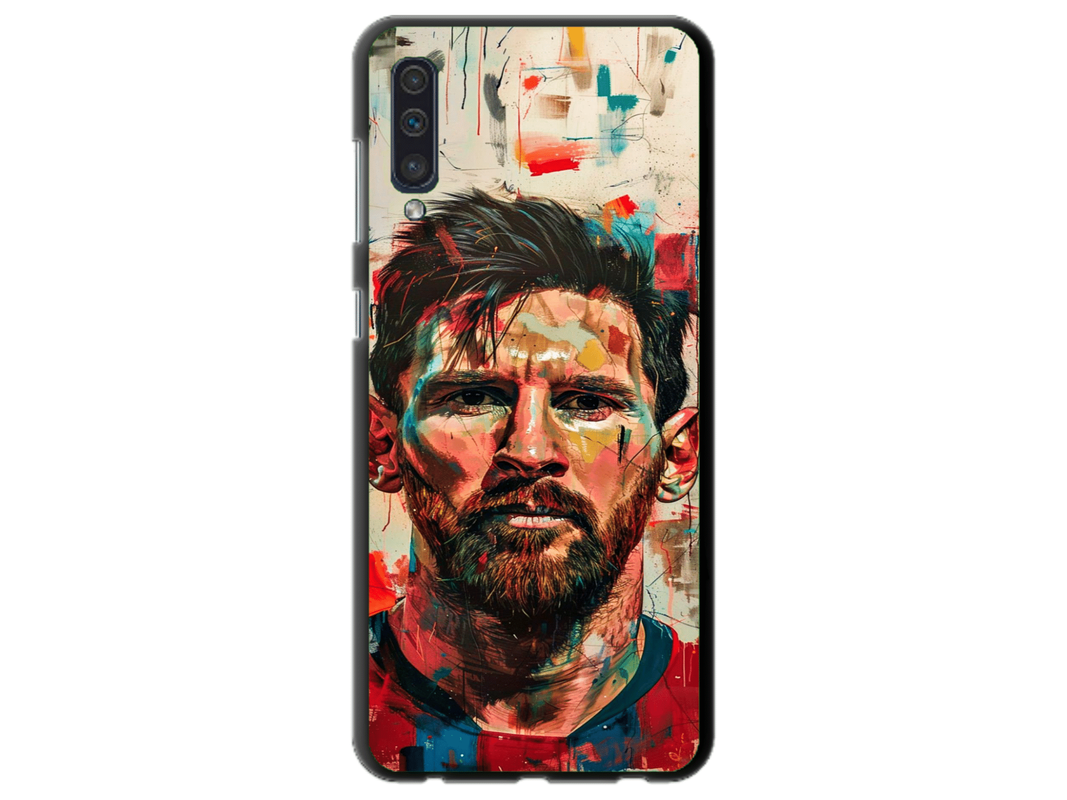 Husa Silicon HQCover compatibila cu Samsung Galaxy A50, model Messi v2, rezistenta la socuri si zgarieturi, SP1M00007
