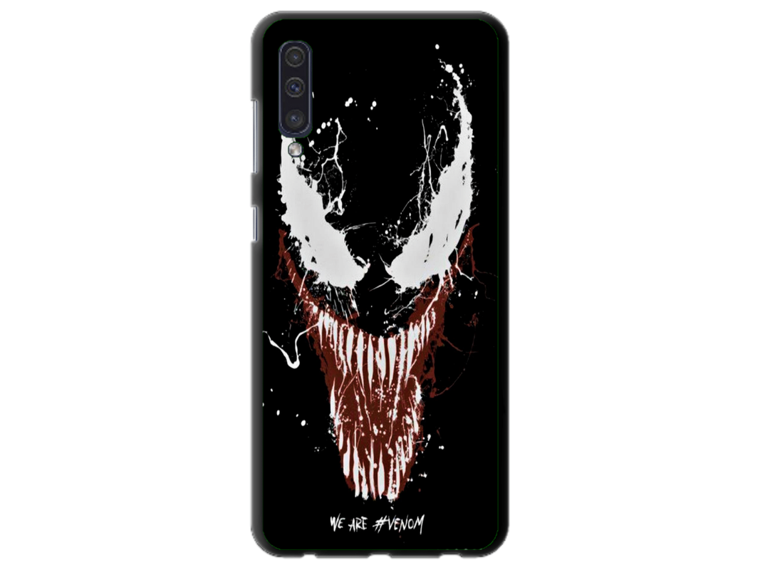 Husa Silicon HQCover compatibila cu Samsung Galaxy A50, model Venom v1, rezistenta la socuri si zgarieturi, SP1M00024