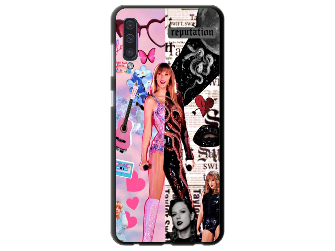 Husa Silicon HQCover compatibila cu Samsung Galaxy A30s, model Taylor Swift v2, rezistenta la socuri si zgarieturi, SP1M00026