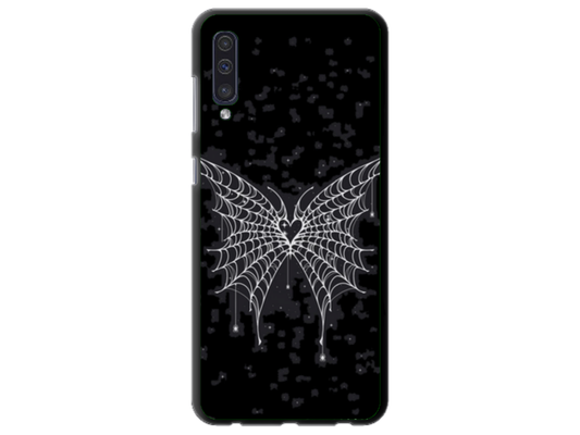 Husa Silicon HQCover compatibila cu Samsung Galaxy A20s, model Butterfly, rezistenta la socuri si zgarieturi, SP1M00038