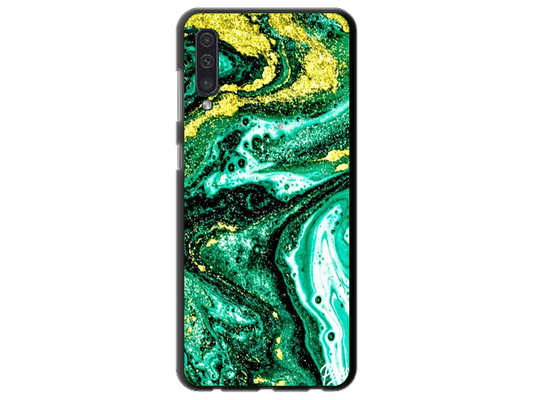 Husa Silicon HQCover compatibila cu Samsung Galaxy A20s, model Explozie de culori v4, rezistenta la socuri si zgarieturi, SP1M00045