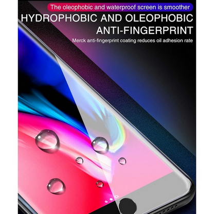 Folie de silicon regenerabila transparenta compatibila cu Motorola Moto G54, Fata, HQShield, Hydrogel, Flexibila, Full Glue