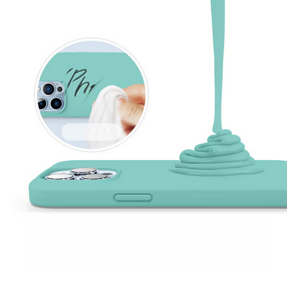 Set Husa Silicon plus Folie din sticla Transparenta compatibila cu Honor 200 Lite, menta, protectie 360