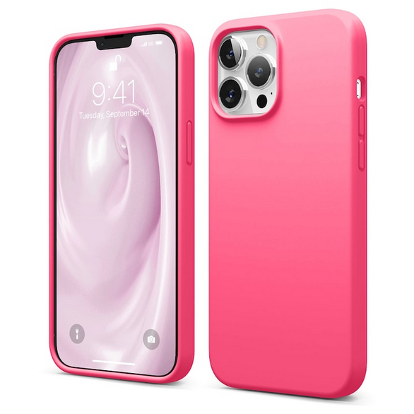Husa de protectie Silicon compatibila cu Samsung Galaxy A52 4G, roz neon, rezistenta la socuri, tip carcasa, interior microfibra