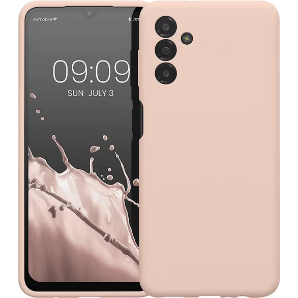 Husa de protectie Silicon compatibila cu OPPO A92, roz pudra, rezistenta la socuri, tip carcasa, interior microfibra