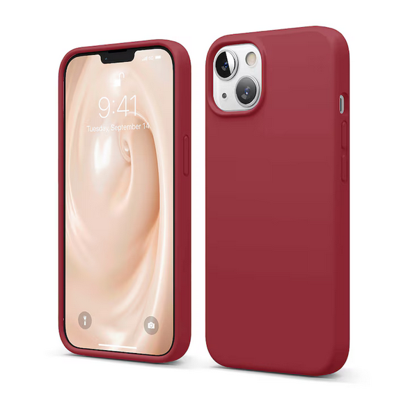 Husa de protectie Silicon compatibila cu Xiaomi Mi 11 Lite, visinie, rezistenta la socuri, tip carcasa, interior microfibra