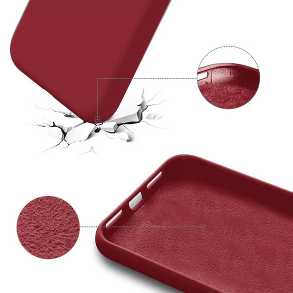 Set Husa Silicon plus Folie din sticla transparenta Case Friendly compatibila cu Honor X6a, visinie, protectie 360