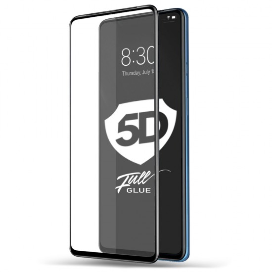 Folie de sticla transparenta 5D ATX compatibila cu Honor Magic5, rezistenta la socuri, rezistenta la zgarieturi, acoperire ecran