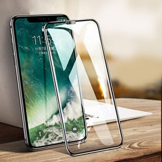 Folie de sticla transparenta 5D ATX compatibila cu Honor Magic5 Lite, rezistenta la socuri, rezistenta la zgarieturi, acoperire ecran