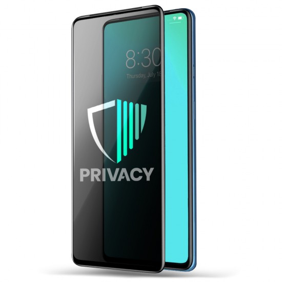 Folie de sticla privacy ATX compatibila cu Apple iPhone 15, functie privacy, rezistenta la socuri, acoperire ecran