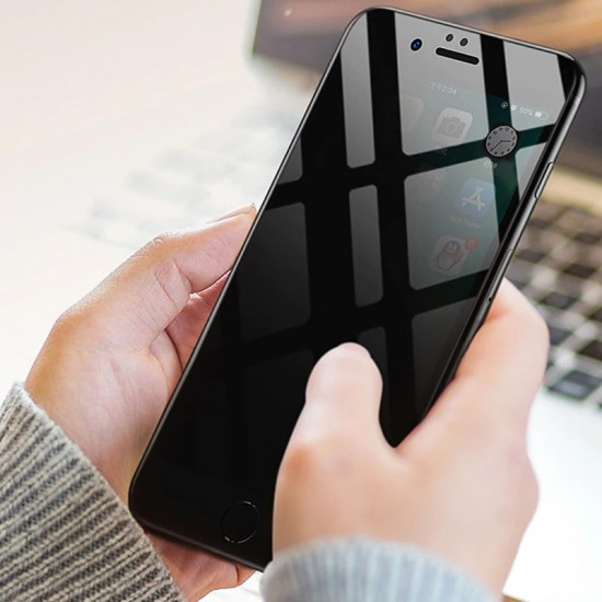 Folie de sticla privacy ATX compatibila cu Apple iPhone 14 Pro Max, functie privacy, rezistenta la socuri, acoperire ecran