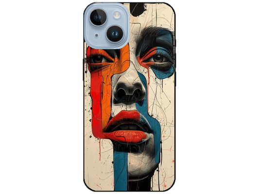 Skin Facepaint, compatibil cu Apple iPhone 15, M0012