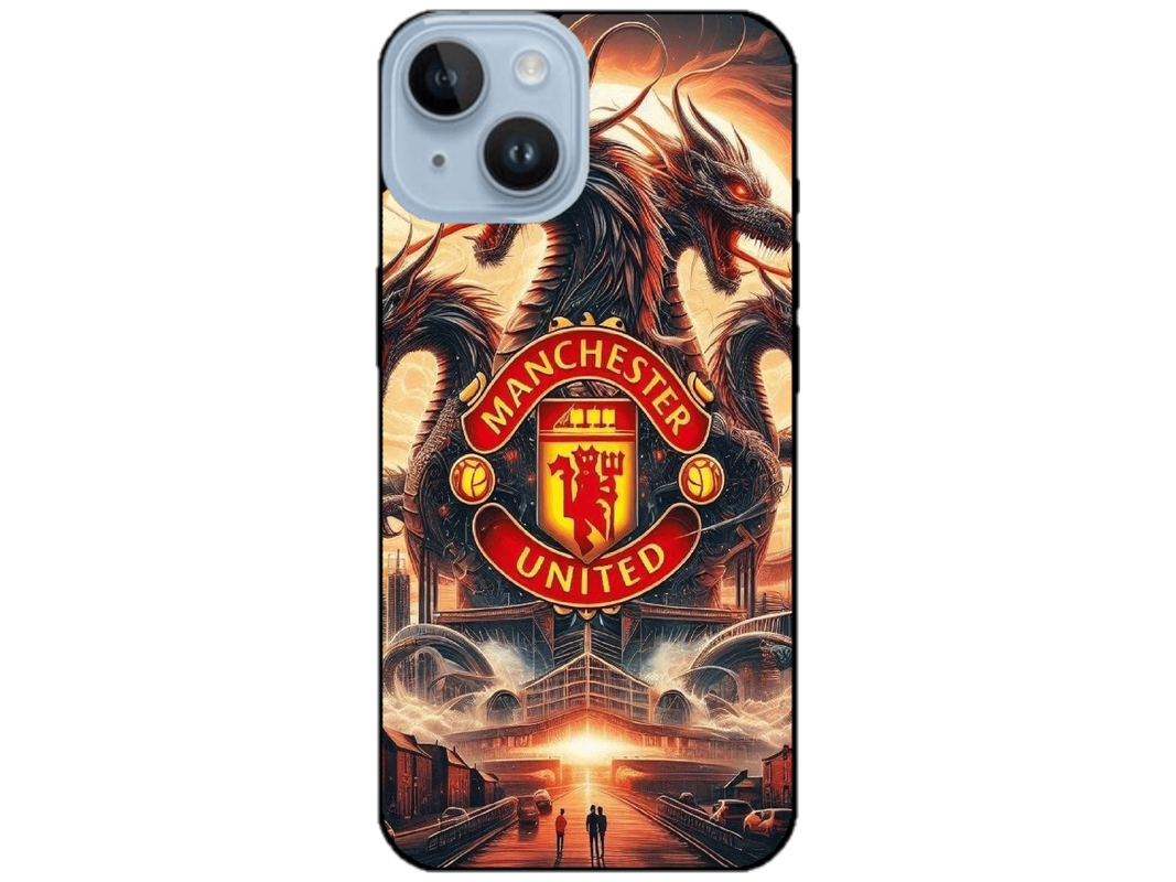 Skin Manchester United 1, compatibil cu Apple iPhone 14 Plus, M0096