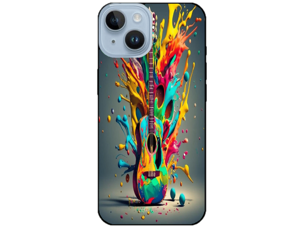 Skin Rainbow Music 2, compatibil cu Apple iPhone 14, M0101