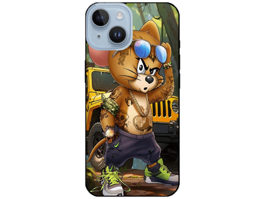 Skin Tom si Jerry 1, compatibil cu Apple iPhone 14 Plus, M0140