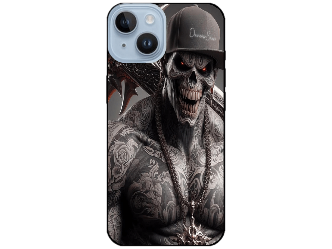 Skin Skullman, compatibil cu Apple iPhone 15, M0146
