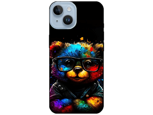 Skin Rainbow Bear 4, compatibil cu Apple iPhone 15, M0167