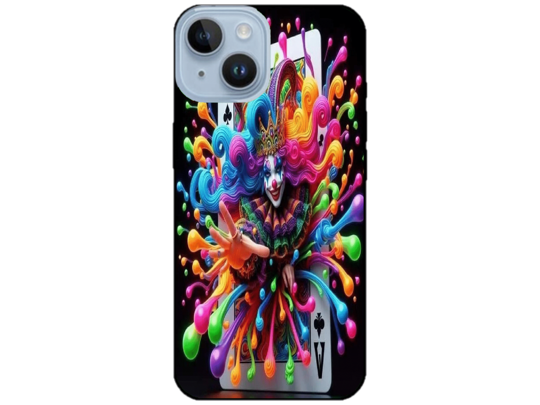 Skin Joker Card, compatibil cu Apple iPhone 15, M0176
