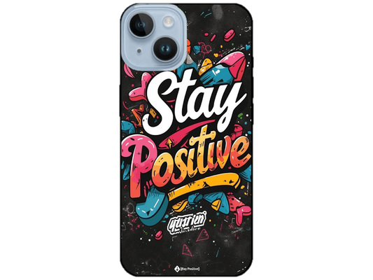 Skin Stay Positive, compatibil cu Apple iPhone 14, M0194