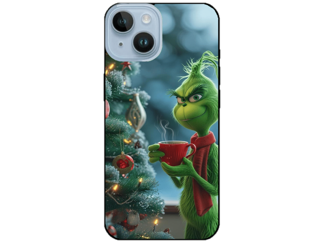 Skin Grinch, compatibil cu Apple iPhone 15, M0222