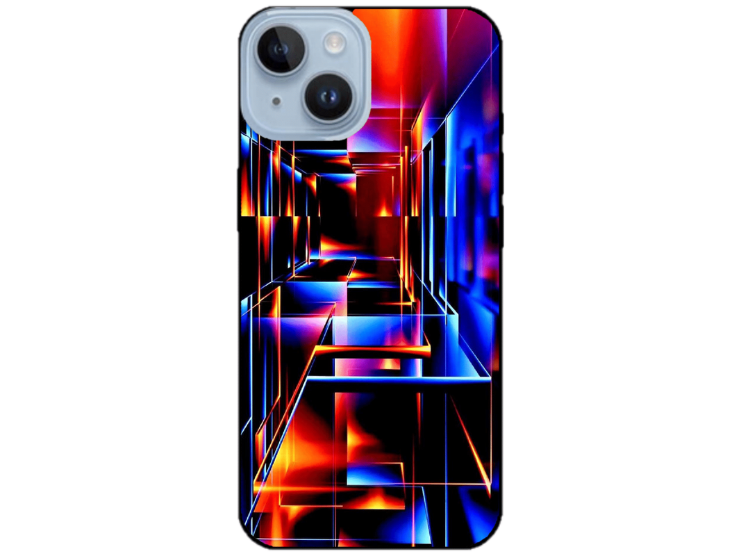 Skin Abstract Square, compatibil cu Apple iPhone 14 Plus, M0229