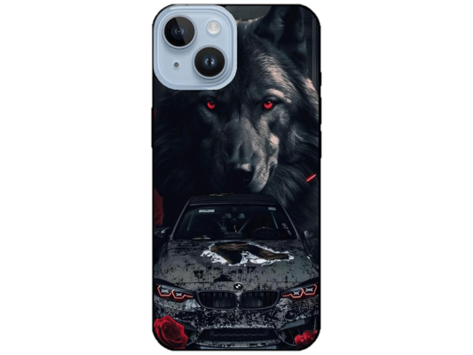 Skin Wolf, compatibil cu Apple iPhone 13 Mini, M0245