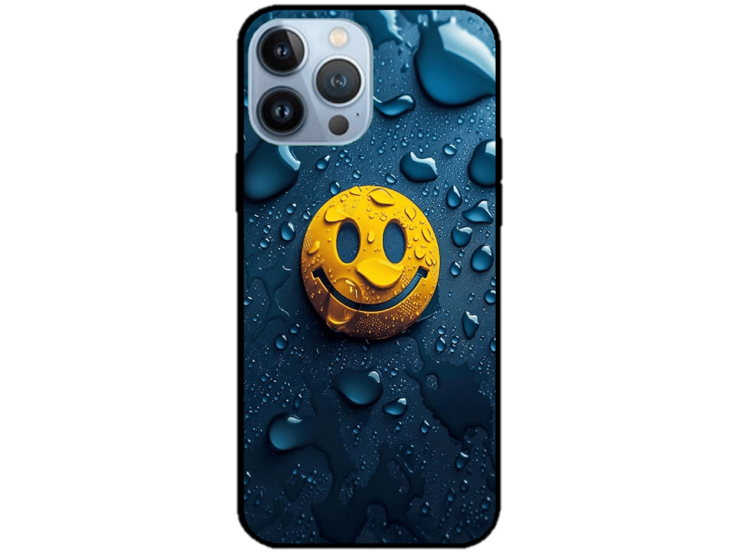 Skin Smiley Rain, compatibil cu Apple iPhone 14 Pro, M0028