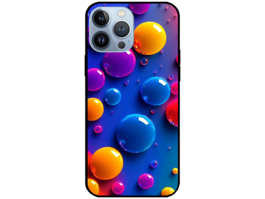 Skin Rainbow Drops 1, compatibil cu Apple iPhone 14 Pro Max, M0029