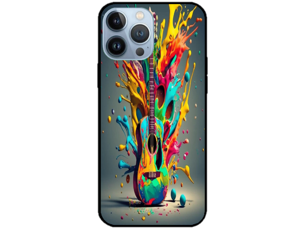 Skin Rainbow Music 2, compatibil cu Apple iPhone 14 Pro, M0101
