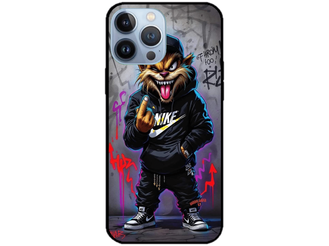 Skin Nike Cat, compatibil cu Apple iPhone 14 Pro, M0139