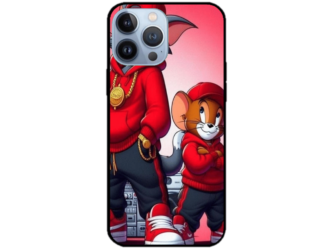 Skin Tom si Jerry 2, compatibil cu Apple iPhone 14 Pro, M0141