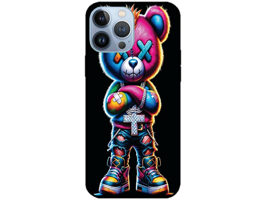 Skin Rainbow Bear 1, compatibil cu Apple iPhone 14 Pro, M0158