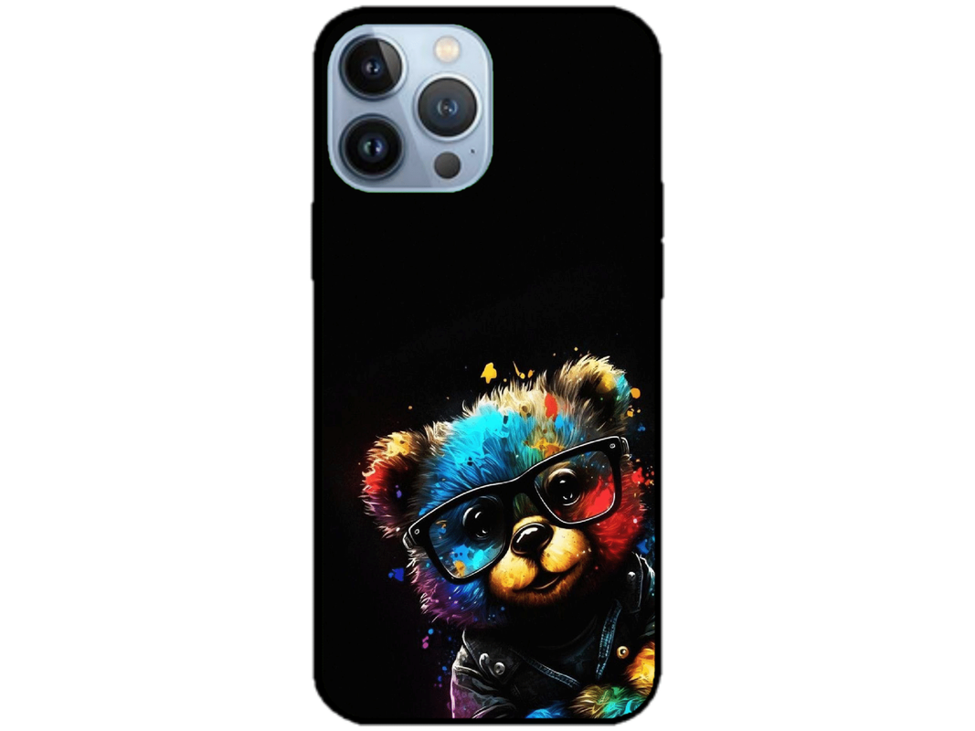 Skin Rainbow Bear 5, compatibil cu Apple iPhone 14 Pro Max, M0228