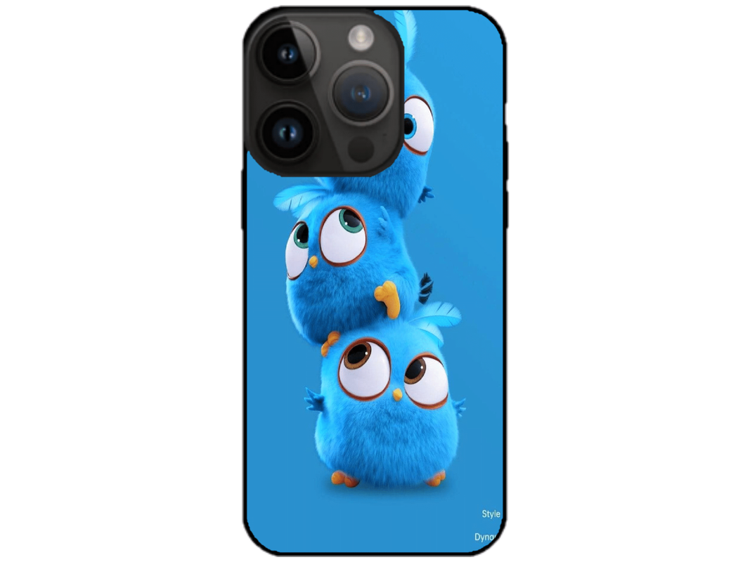 Skin Blue Bird, compatibil cu Apple iPhone 15 Pro, M0014