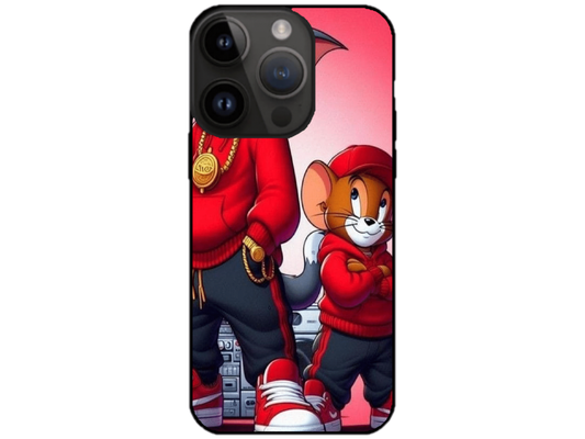 Skin Tom si Jerry 2, compatibil cu Apple iPhone 15 Pro Max, M0141