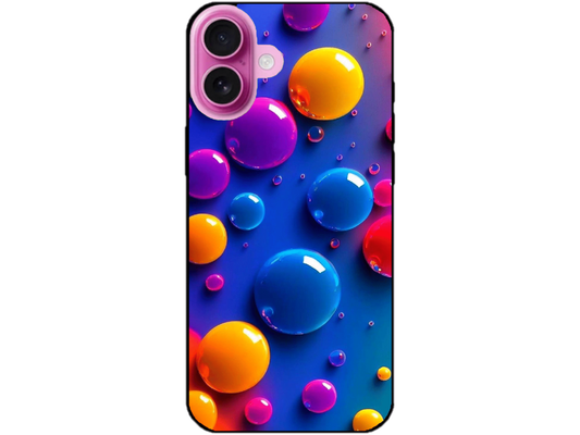 Skin Rainbow Drops 1, compatibil cu Apple iPhone 16 Plus, M0029
