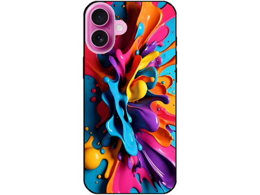 Skin Rainbow Drops 2, compatibil cu Apple iPhone 16 Plus, M0030