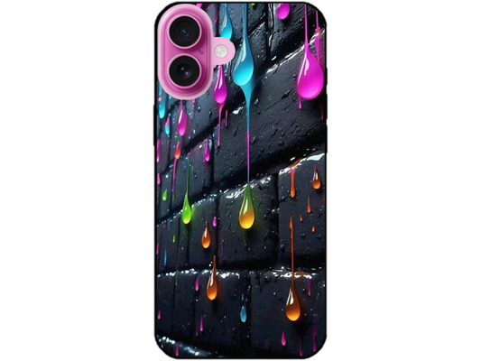 Skin Rainbow Drops 3, compatibil cu Apple iPhone 16 Plus, M0034