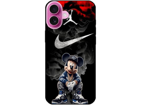 Skin Mouse Jordan, compatibil cu Apple iPhone 16 Plus, M0049